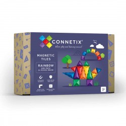 Connetix Μαγνητικά τουβλάκια κατασκευών 24 piece Rainbow Mini Pack EU