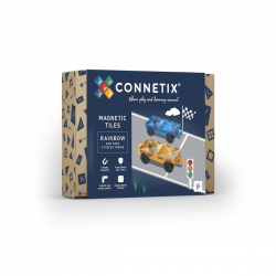 Connetix Rainbow Car Pack. Αυτοκινητάκια CT-R-00002-CA