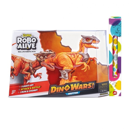 Λαμπάδα As Company Zuru Robo Alive Dino Wars Ράπτορας 1863-27133