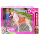 Λαμπάδα Mattel Barbie και Άλογο FXH13