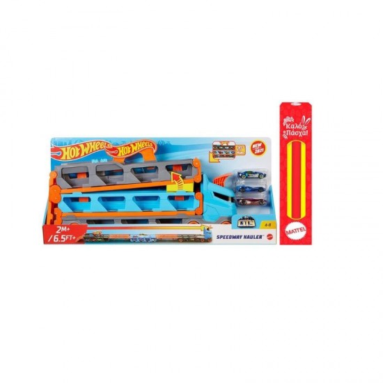 Λαμπάδα Hot Wheels Νταλίκα-Πίστα 2 Σε 1 GVG37