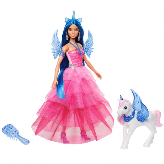 Mattel Barbie Princess Sapphire Unicorn 65th Anniversary HRR16