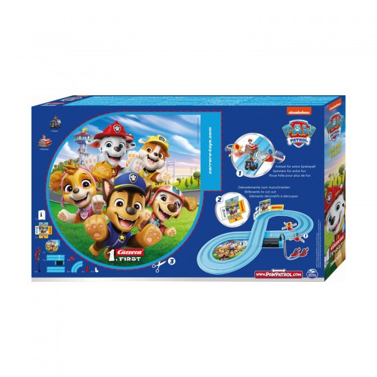 Carerra Αυτοκινητόδρομος 1.First Paw Patrol - Chase And Marshall On The Track