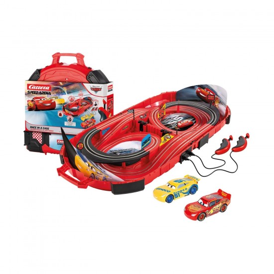 Carrera Disney Speed Arena: Cars - Race in a Case Lighting Mcqueen vs Cruz Ramirez (20016002)