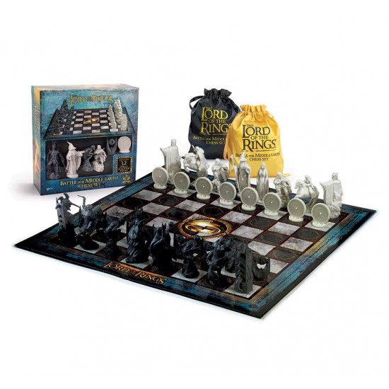 The Noble Collection Lord Of The Rings: Battle For Middle-Earth Σκάκι με Πιόνια 47x47cm