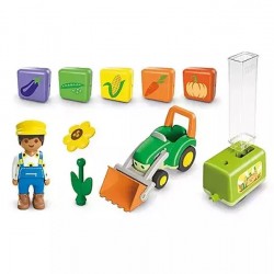 Playmobil Junior: Τρακτέρ Με Λαχανικά 71773
