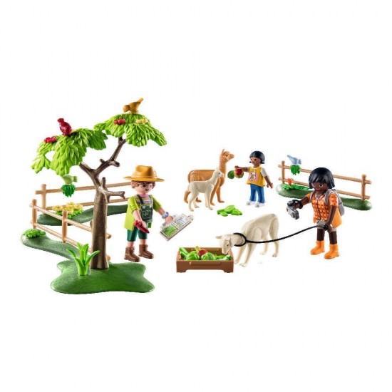 Playmobil Country Βόλτα Στην Εξοχή με Τα Αλπακά 71251