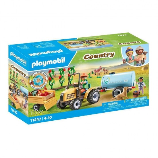 Playmobil Country Τρακτέρ με Βυτιοφόρο 71442