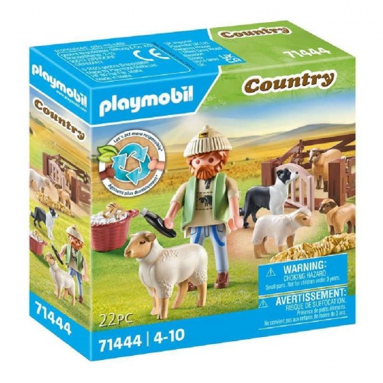 Playmobil Country Βοσκός με Προβατάκια 71444