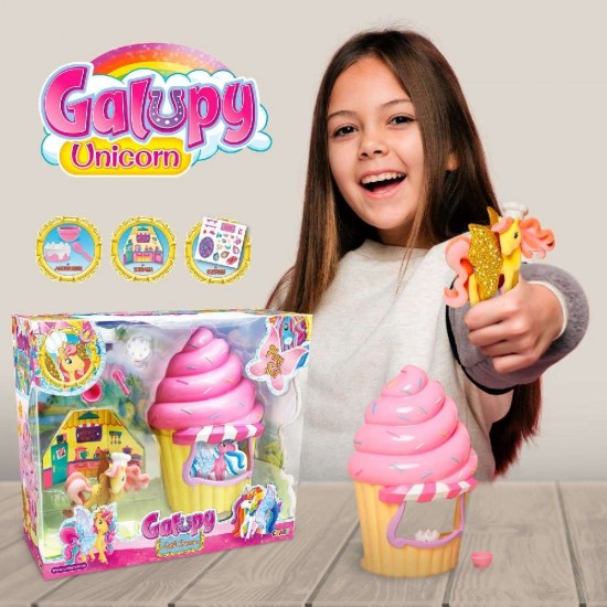 Galupy Unicorn Cafe Crema με Φιγούρα Μονόκερο CRZ18880