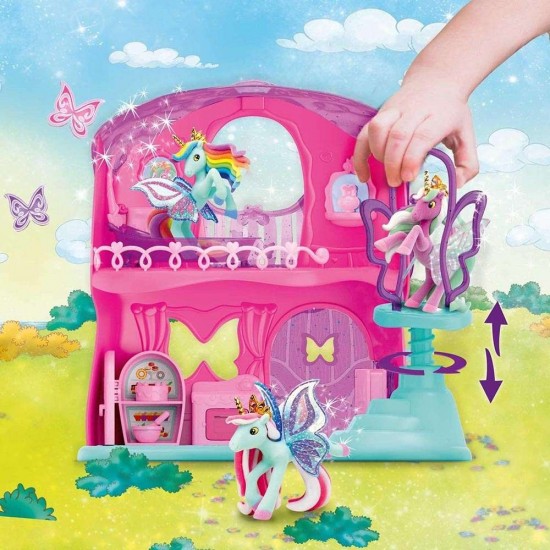 Galupy Unicorn Butterfly Mariposa House με Φιγούρα Μονόκερο και Αξεσουάρ CRZ43349