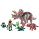 Playmobil Dinos Τρικεράτοπες Και Εξερευνητής 71821