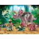 Playmobil Dinos Τρικεράτοπες Και Εξερευνητής 71821