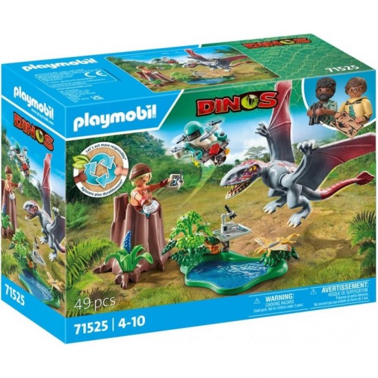 Playmobil Dinos Παρατηρώντας τον Διμόρφοντα 71525