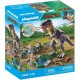 Playmobil Dinos T-Rex και Εξερευνητής με Μοτοσικλέτα 71524