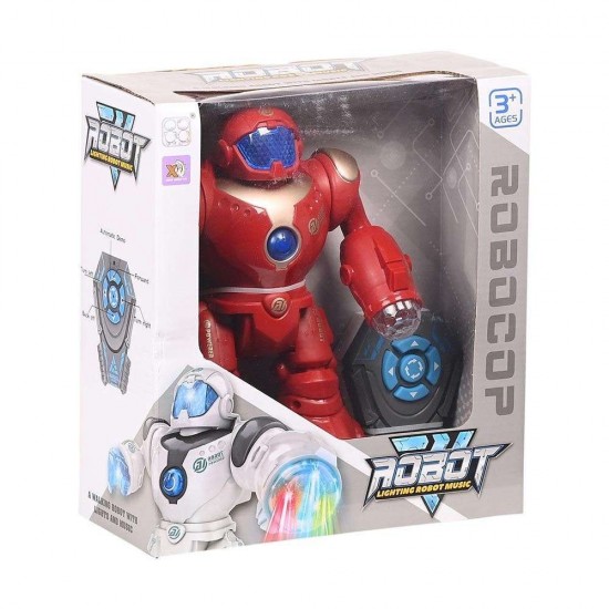 Τηλεκατευθυνόμενο R/C Ρομπότ Robocop με Κίνηση , Φώτα και Ήχους - 2 Χρώματα (8820)