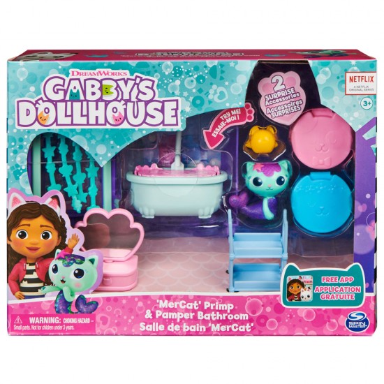 Spin Master Gabby’s Dollhouse – Μινι Σετ Δωμάτια Κουκλόσπιτου