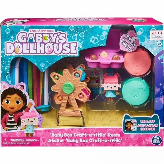 Spin Master Gabby's Dollhouse new deluxe Μίνι Σετ Δωμάτια Κουκλόσπιτου Art study 6064151