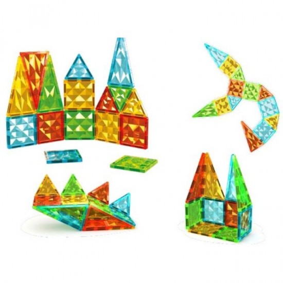 Geomag Σετ Magnetic Tiles Gems 16pcs
