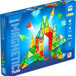 Geomag Magnetic Tiles Σετ Gems 100pcs