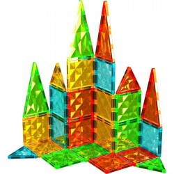 Geomag Magnetic Tiles Σετ Gems 60pcs
