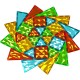 Geomag Magnetic Tiles Σετ Gems 100pcs