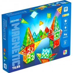 Geomag Magnetic Tiles Σετ Gems 60pcs