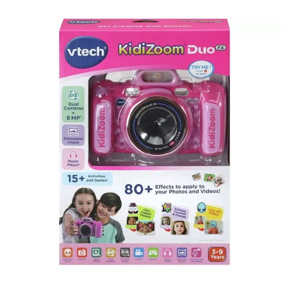 Vtech Kidizoom Φωτογραφική Κάμερα Duo FX Compact Ροζ Vtech Kidizoom Φωτογραφική Κάμερα Duo FX Compact Ροζ