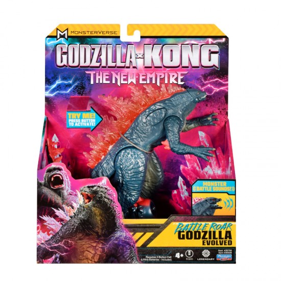 Giochi Preziosi Godzilla & Kong Φιγούρα Battle Roar Godzilla Evolved με ηχητικά εφέ 18cm