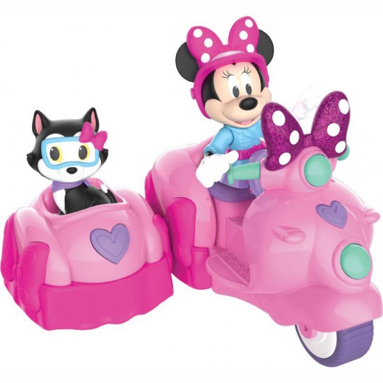 Giochi Preziosi Φιγούρα 7,5 cm με Όχημα Vespa Minnie με γατούλα