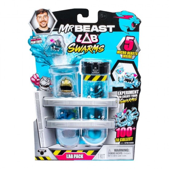 Giochi Preziosi MrBeast Lab Swarms Lab Pack με 5 Micro Beasts Φιγούρες 24708 Giochi Preziosi MrBeast Lab Swarms Lab Pack με 5 Micro Beasts Φιγούρες 24708
