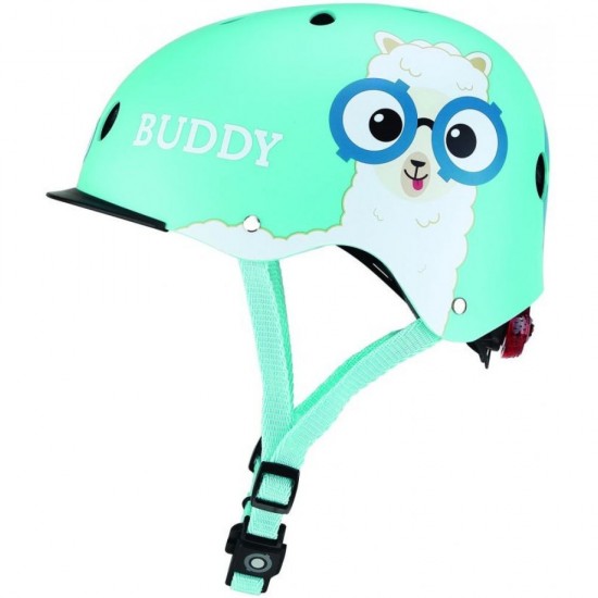 Globber Κράνος Elite Lights XS/S (48-53cm) Sky Blue Buddy (507-105)