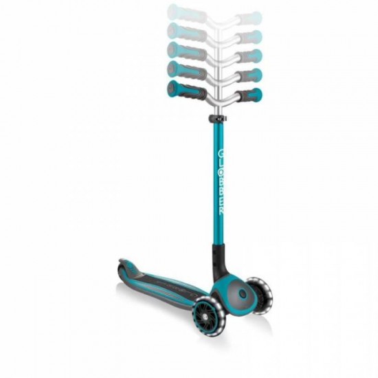 Globber Πατίνι Τρίτροχο Elite Master Lights Teal