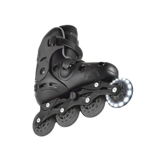 Globber Rollers Inline Skates Lights No 34-37 Black 785-120