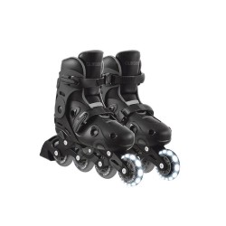 Globber Rollers Inline Skates Lights No 34-37 Black 785-120