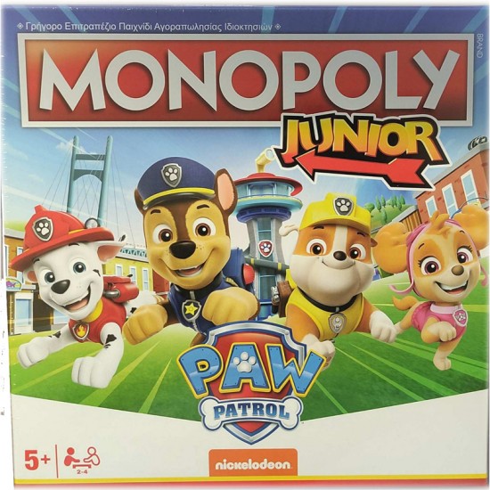 Hasbro Επιτραπέζιο Monopoly Paw Patrol (Ελληνική Έκδοση) WM0416-GRK