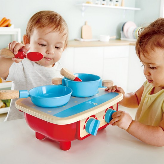 Hape Playfully Delicious Ξύλινα Κουζινικά Toddler Kitchen Set E3170