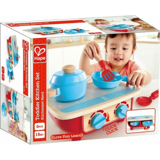Hape Playfully Delicious Ξύλινα Κουζινικά Toddler Kitchen Set E3170