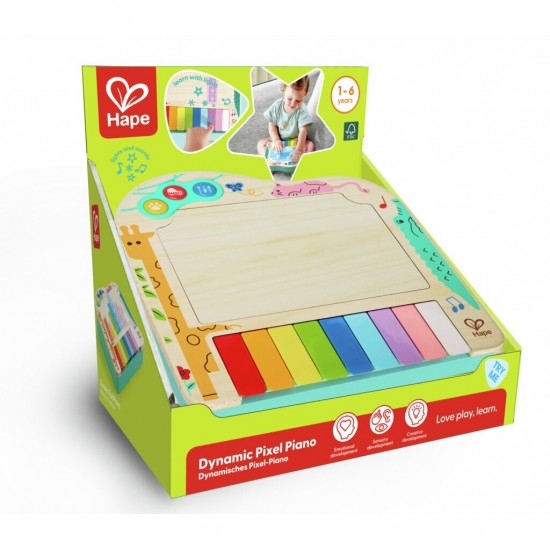Hape Early Melodies Ξύλινο Πιάνο Pixel E0635
