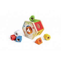 Hape Early Explorer Ξύλινο Wonder Shape Sorter E0516A
