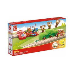 Hape Music and Monkeys Railway - Μουσικός Σιδηρόδρομος Με Μαϊμουδάκια  E3825
