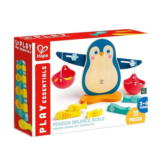 Hape Ξύλινη Ζυγαριά Early Explorer Penguin Balance Scale E1074A