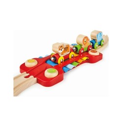 Hape Music and Monkeys Railway - Μουσικός Σιδηρόδρομος Με Μαϊμουδάκια  E3825
