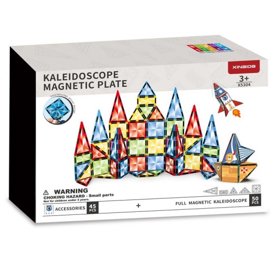 Picasso Tiles Magnetic Kaleidoscope Tiles 95Τμχ