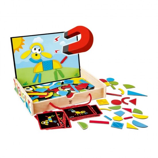 Hape Μαγνητικός Πίνακας - Βαλιτσάκι Art Box Early Explorer 105τμχ E1631 Hape Μαγνητικός Πίνακας - Βαλιτσάκι Art Box Early Explorer 105τμχ E1631