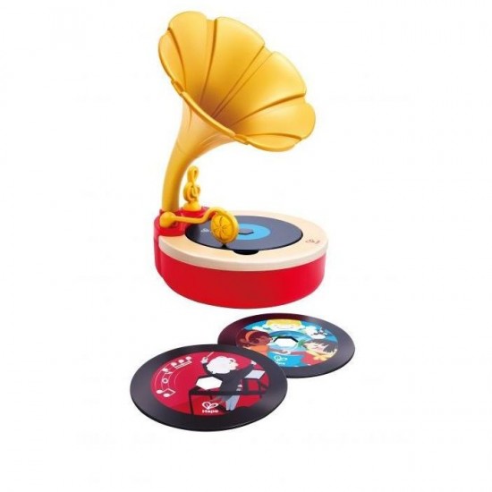 Hape Early Melodies Ξύλινος Φωνογράφος Tune Time E0641K