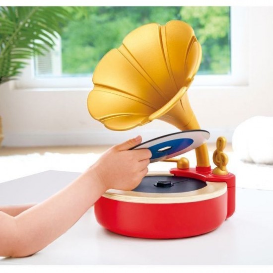 Hape Early Melodies Ξύλινος Φωνογράφος Tune Time E0641K