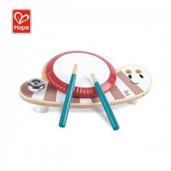 Hape Early Melodies Ξύλινο Drum Slug Dan E8532