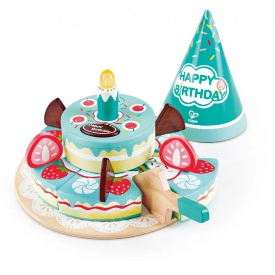 Hape Interactive Happy Birthday Cake - Διαδραστική Τούρτα Γενεθλίων Με Φώτα Και Ήχους E3180A