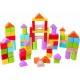 Hape Wooden Blocks (E8247) - Πολύχρωμα Τουβλάκια Σε Κουτί Αποθήκευσης - 101Τεμ.